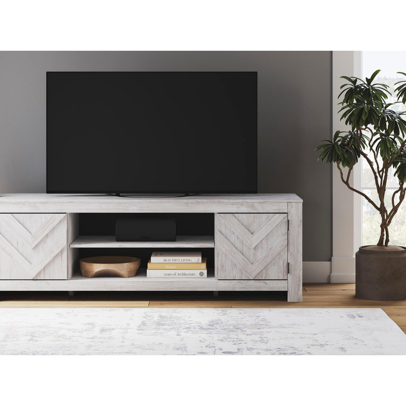  Signature Design by Ashley Cayboni W3788-68 LG TV Stand with Fireplace Option IMAGE 8
