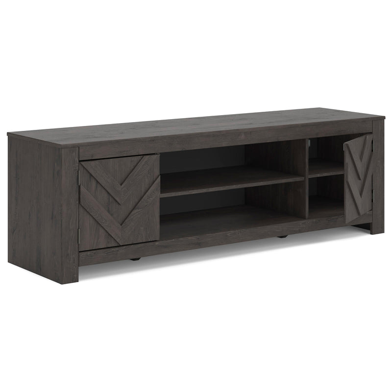  Signature Design by Ashley Cayboni W3789-68 LG TV Stand with Fireplace Option IMAGE 2