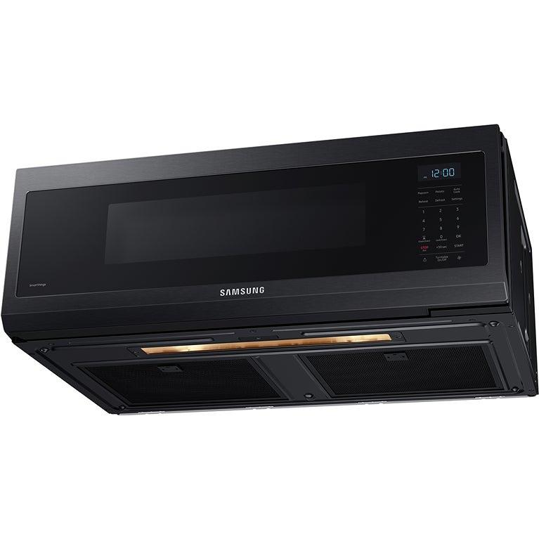 Samsung 30-inch, 1.1 cu. ft. Smart SLIM Over-the-Range Microwave Oven with Wi-Fi and Voice Control ME11F7510MT IMAGE 2