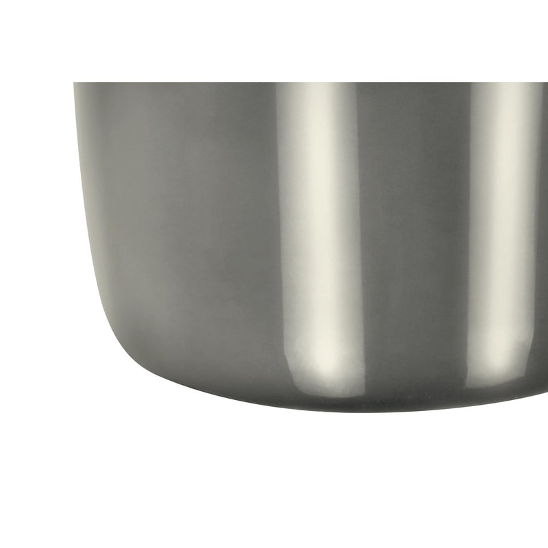  Monarch I 9661 25"H Table Lamp Grey Ceramic / Ivory Shade IMAGE 5