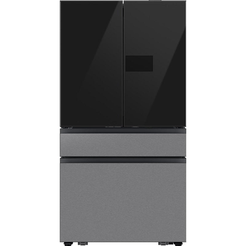  Samsung 36 Inch 23 Cu.Ft. Bespoke AI Counter Depth 4-Door French Door Refrigerator RF90F23BECRAA IMAGE 2