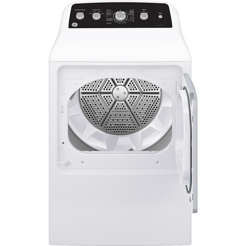 GE 7.2 cu.ft. Top Load Electric Dryer with SaniFresh Cycle GTD49EBMRWS IMAGE 2