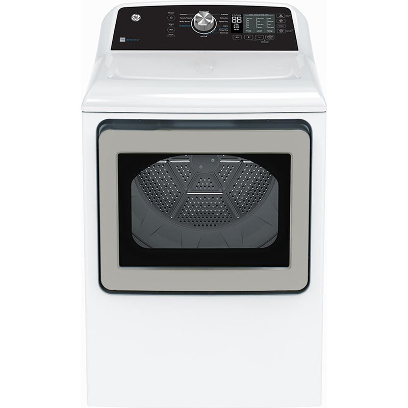 GE 7.4 cu.ft. Top Load Gas Dryer with SaniFresh Cycle GTD68GBMRWS IMAGE 1