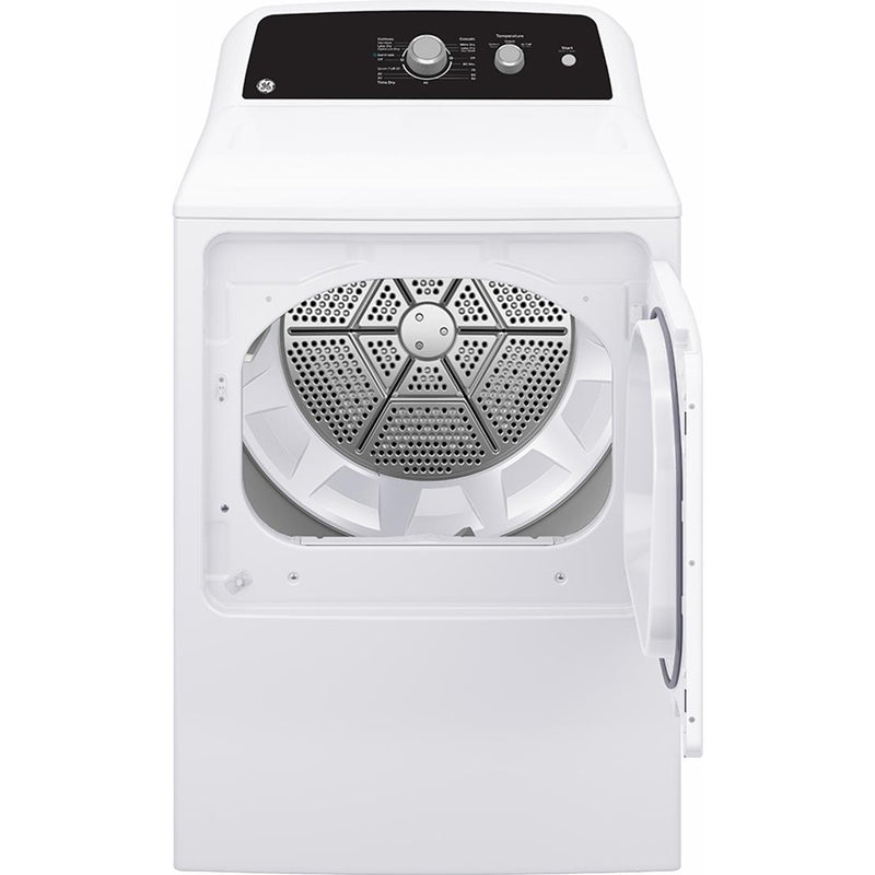 GE 6.2 cu.ft. Top Load Electric Dryer with SaniFresh Cycle GTX34EBMRWS IMAGE 4