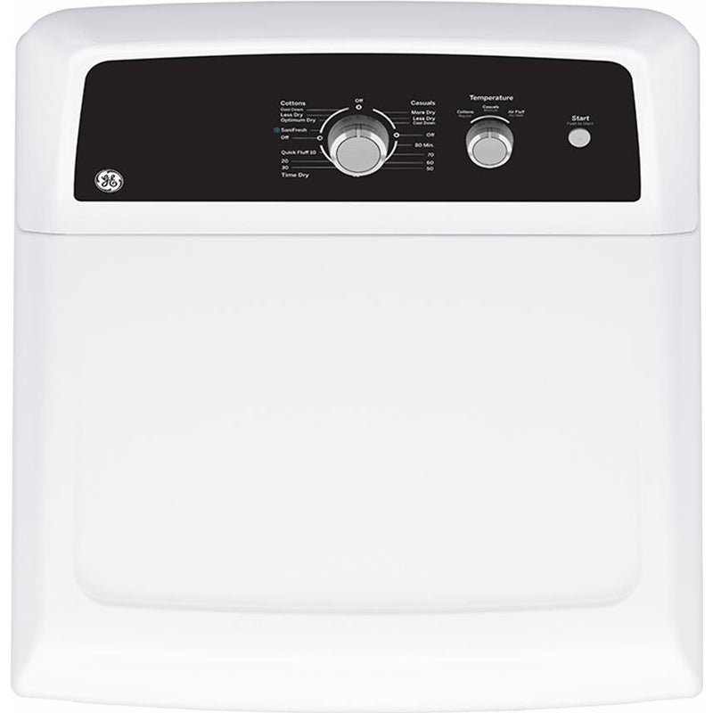 GE 6.2 cu.ft. Top Load Electric Dryer with SaniFresh Cycle GTX34EBMRWS IMAGE 5