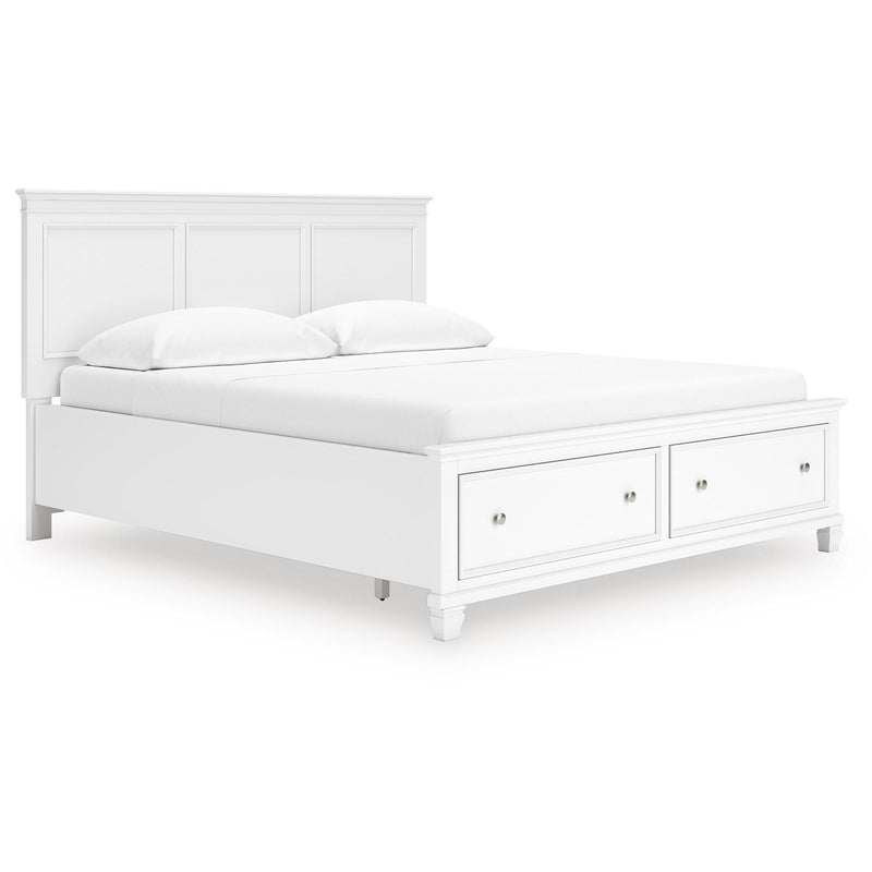  Signature Design by Ashley Fortman B680B22 King Panel Storage Bed IMAGE 1