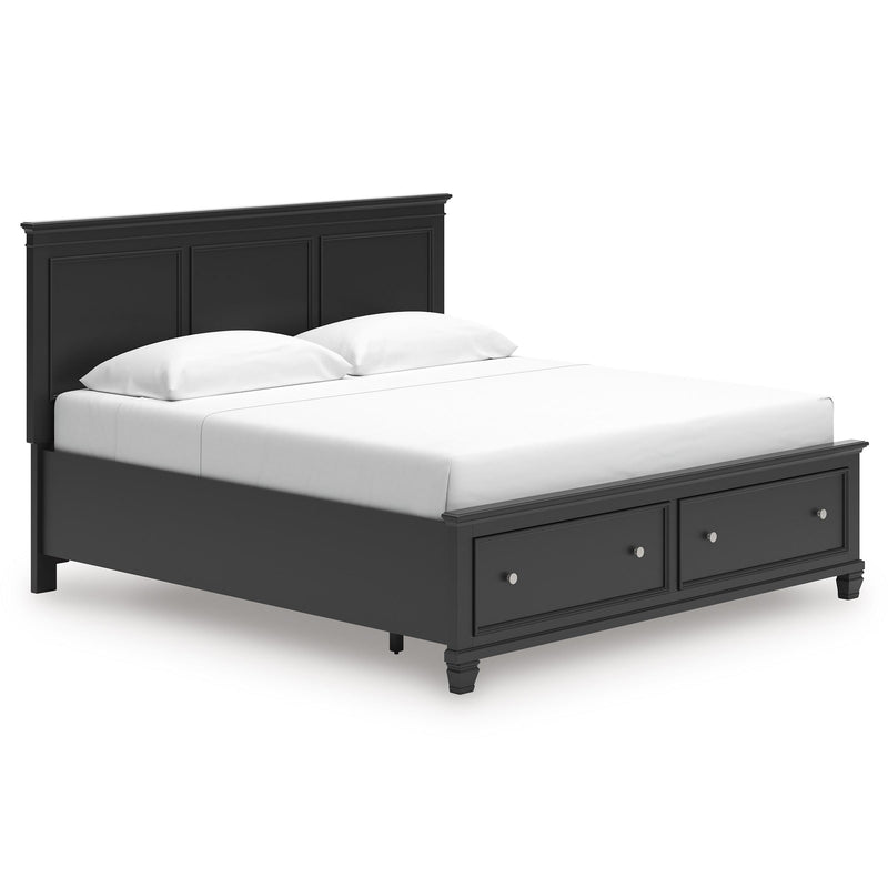  Signature Design by Ashley Lanolee B687B19 King Panel Storage Bed IMAGE 1