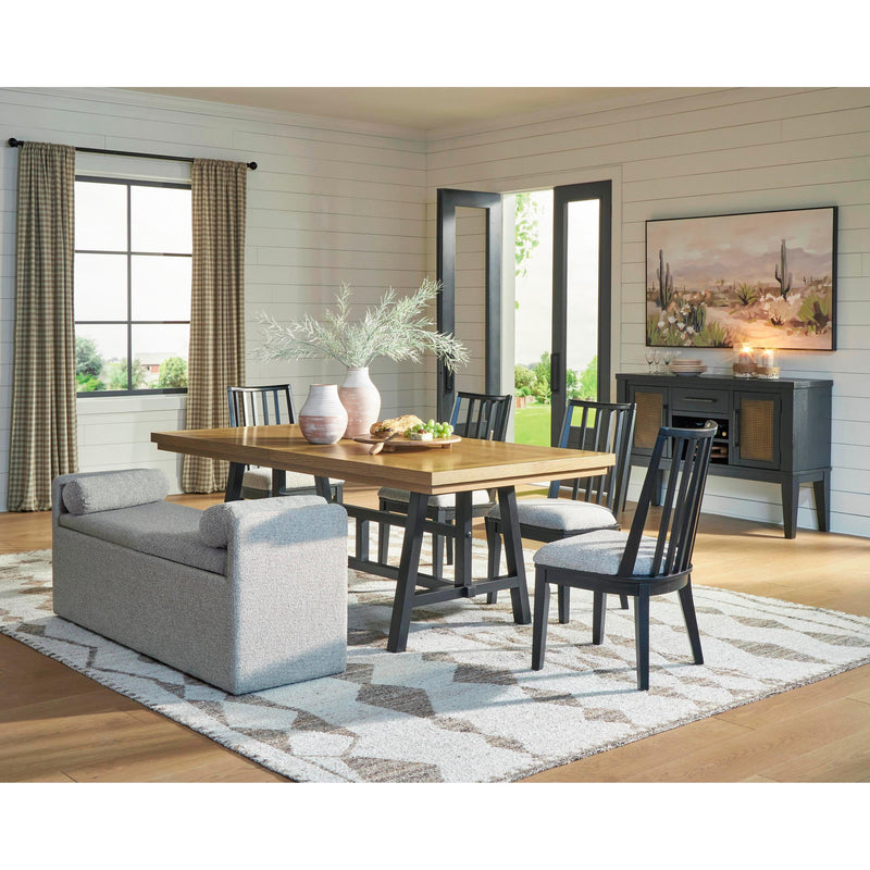  Signature Design by Ashley Galliden D841-00 Large Upholstered Dining Room Bench IMAGE 12