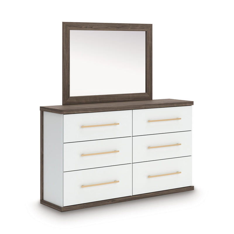 Signature Design by Ashley Kendanport PCB1108B1 Dresser and Mirror IMAGE 1