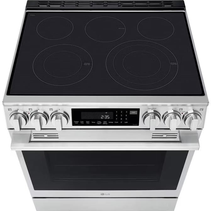  LG 30-inch Slide-In Electric Range with Air Fry LSEL6337XE IMAGE 6