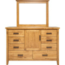  Mako Wood Furniture Hudson Dresser Mirror 8400-50 IMAGE 2