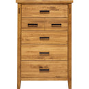  Mako Wood Furniture Hudson 5-Drawer Chest 8400-30-D IMAGE 2
