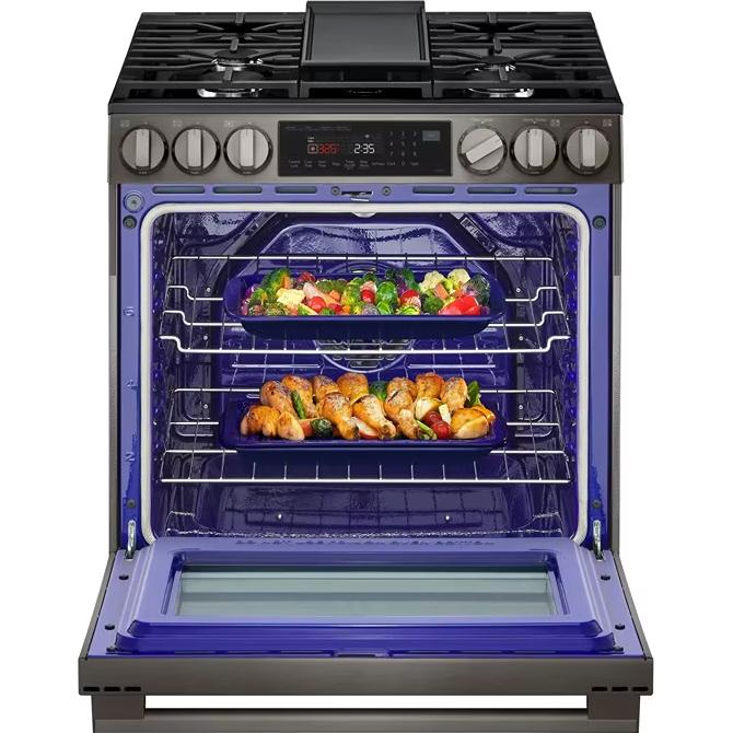  LG 30-inch Slide-In Gas Range with Air Fry LSGL6335Z IMAGE 8