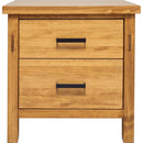  Mako Wood Furniture Hudson 2-Drawer Nightstand 8400-60-1D IMAGE 2