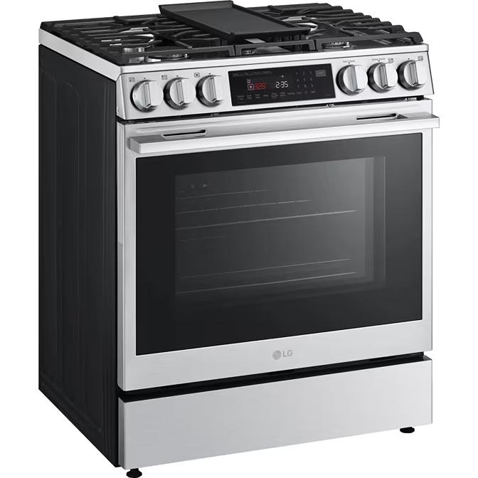  LG 30-inch Slide-In Gas Range with Air Fry LSGL6335X IMAGE 2