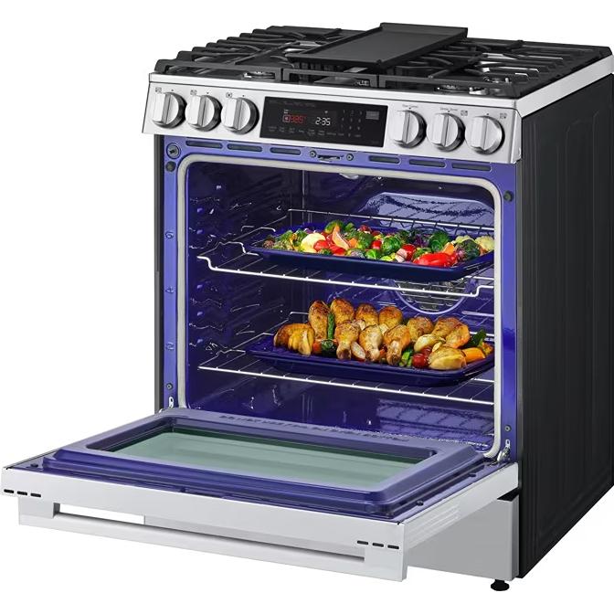  LG 30-inch Slide-In Gas Range with Air Fry LSGL6335X IMAGE 6