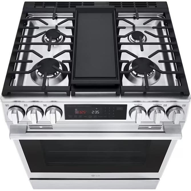  LG 30-inch Slide-In Gas Range with Air Fry LSGL6335X IMAGE 8