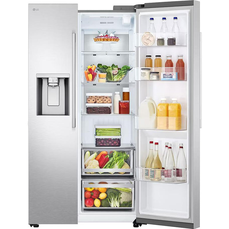  LG 36-inch, 27 cu.ft. Side-by-Side Refrigerator with Craft Ice® LL27T3530S IMAGE 4