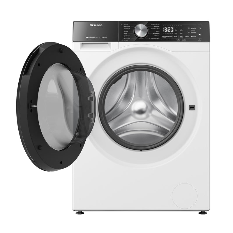  Hisense 3.1 cu.ft. Front Loading Washer with Steam Wash and Wi-Fi Enabled WF5S2845BW IMAGE 2