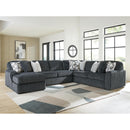  Signature Design by Ashley Midnight-Madness 98105S1 4 pc Sectional with Chaise IMAGE 2