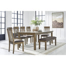  Signature Design by Ashley Urbinforte PCD592-00 Large Upholstered Dining Room Bench IMAGE 4