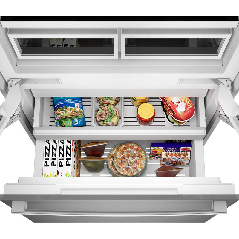  Bosch 36-inch, 20.1 cu.ft. Built-in Bottom Freezer with Wi-Fi Connect B36BT130NS IMAGE 16