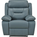  Mazin Furniture Laconia Power Glider Leather Match Recliner 9629BGY-1PWG IMAGE 2