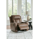  Benchcraft Mackmenville Leather Look Recliner with Wall Recline 7471429 IMAGE 6