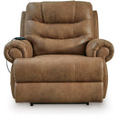  Signature Design by Ashley Revived and Restored Leather Look Lift Chair with Heat PC8240712 IMAGE 4