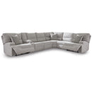  Signature Design by Ashley Acklen Place 93605S20 7 pc Power Sectional Reclining Sofa with Storage Console IMAGE 1