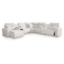  Signature Design by Ashley Modmax II 65907S43 6 pc Power Reclining Sectional with Chaise and Audio Console IMAGE 1