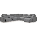  Signature Design by Ashley ModMax II Power Reclining Fabric 7 pc Sectional 6590658C/6590660C/6590631C/6590677C/6590646C/6590660C/6590697C IMAGE 1