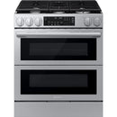  Samsung 30-inch, 6.0 cu. ft. Slide-in Gas Range with True Convection Technology NSG90H60DRAA IMAGE 1