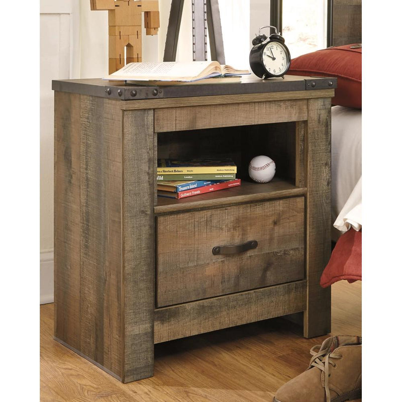 Signature Design by Ashley Trinell 1-Drawer Kids Nightstand ASY3626 IMAGE 2