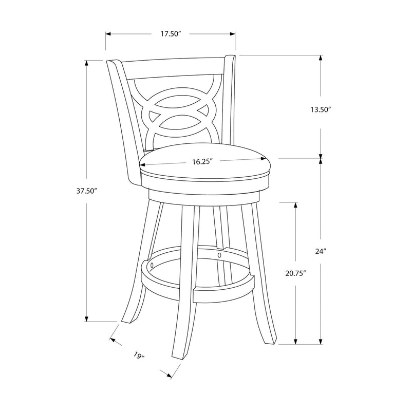 Monarch Counter Height Stool M0350 IMAGE 5
