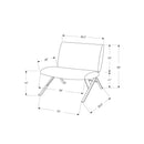 Monarch Stationary Fabric Accent Chair M1291 IMAGE 5