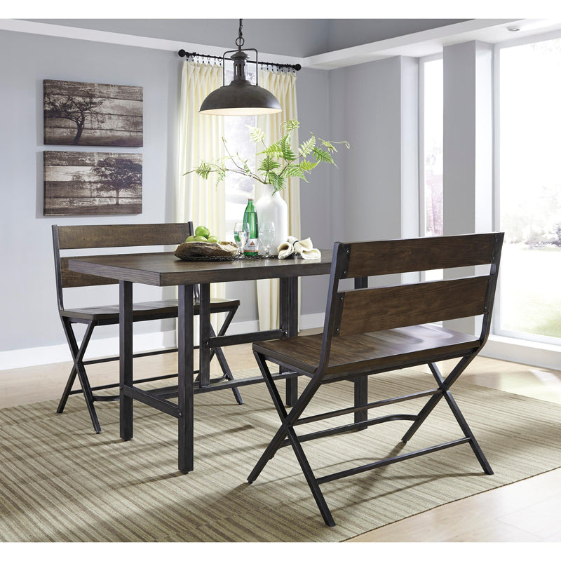 Signature Design by Ashley Kavara Counter Height Dining Table with Trestle Base ASY2235 IMAGE 4