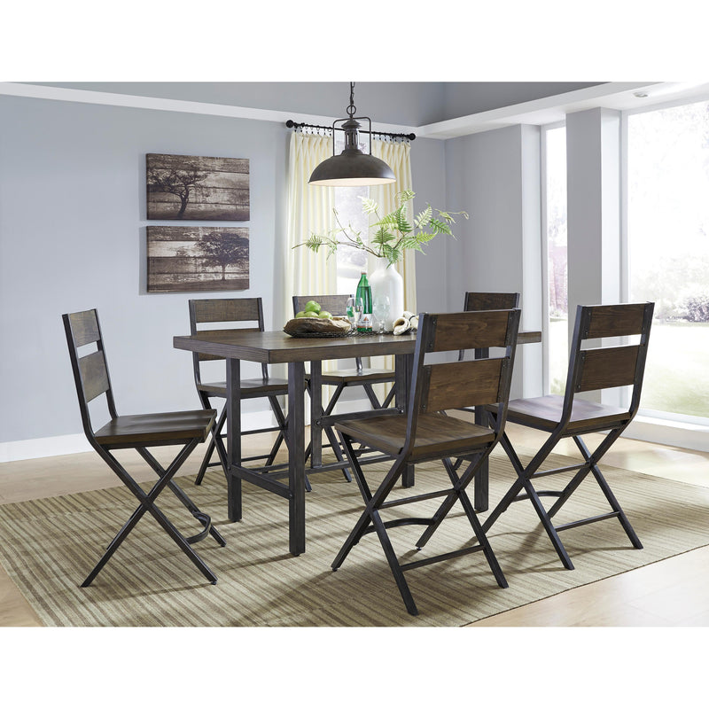 Signature Design by Ashley Kavara Counter Height Dining Table with Trestle Base ASY2235 IMAGE 5
