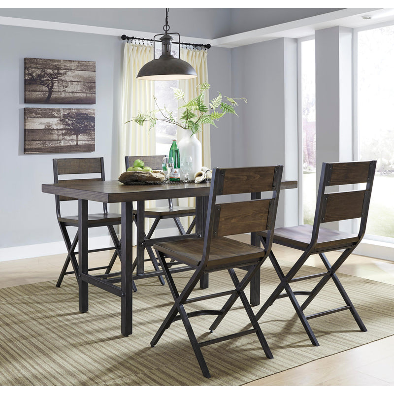 Signature Design by Ashley Kavara Counter Height Dining Table with Trestle Base ASY2235 IMAGE 8