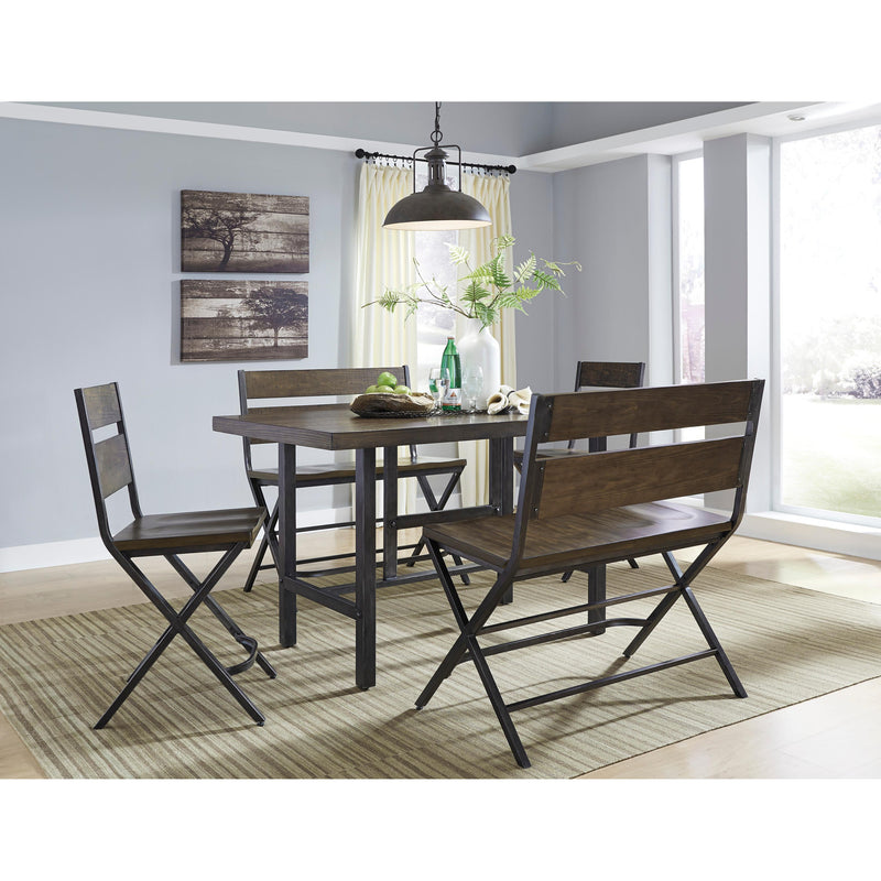 Signature Design by Ashley Kavara Counter Height Dining Table with Trestle Base ASY2235 IMAGE 9