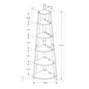 Monarch Home Decor Bookshelves M0360 IMAGE 5