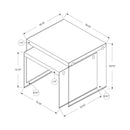 Monarch Nesting Tables M0835 IMAGE 5
