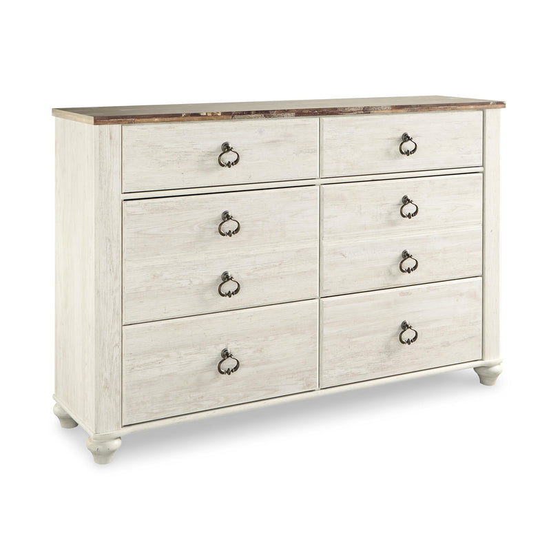 Signature Design by Ashley Willowton 6-Drawer Dresser 170192 IMAGE 1
