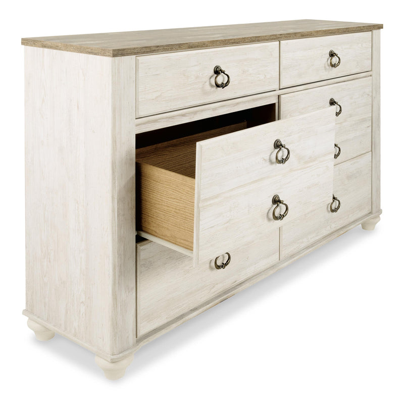 Signature Design by Ashley Willowton 6-Drawer Dresser 170192 IMAGE 2