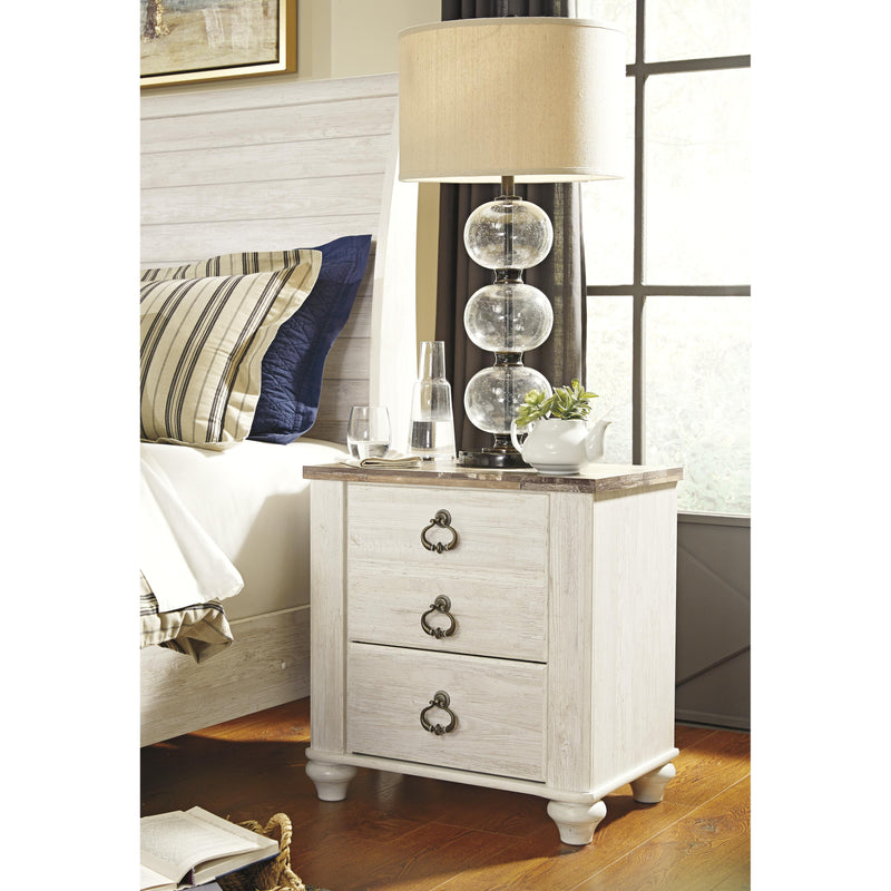 Signature Design by Ashley Willowton 2-Drawer Nightstand 168480 IMAGE 2