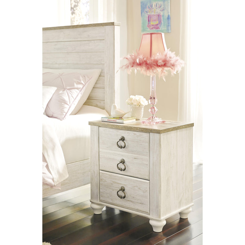 Signature Design by Ashley Willowton 2-Drawer Nightstand 168480 IMAGE 3
