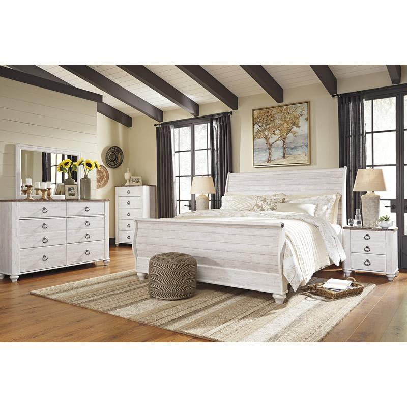 Signature Design by Ashley Willowton King Sleigh Bed 173144/5/6 IMAGE 3