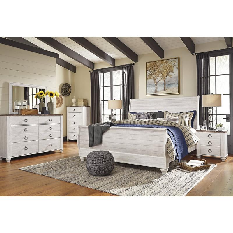 Signature Design by Ashley Willowton King Sleigh Bed 173144/5/6 IMAGE 4