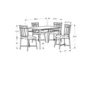 Monarch 5 pc Dinette M0004 IMAGE 5
