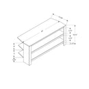 Monarch Flat Panel TV Stand M0418 IMAGE 5